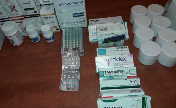 פיתוח שרירים לא חוקי: מאות כדורים וסטרואידים נתפסו בצפון