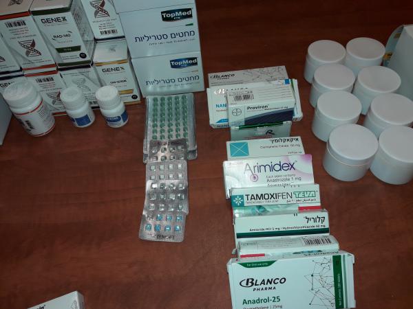 פיתוח שרירים לא חוקי: מאות כדורים וסטרואידים נתפסו בצפון