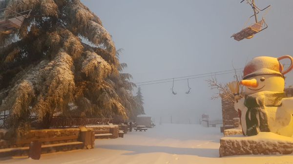 עקב השלג הכבד: אתר החרמון ייסגר למבקרים