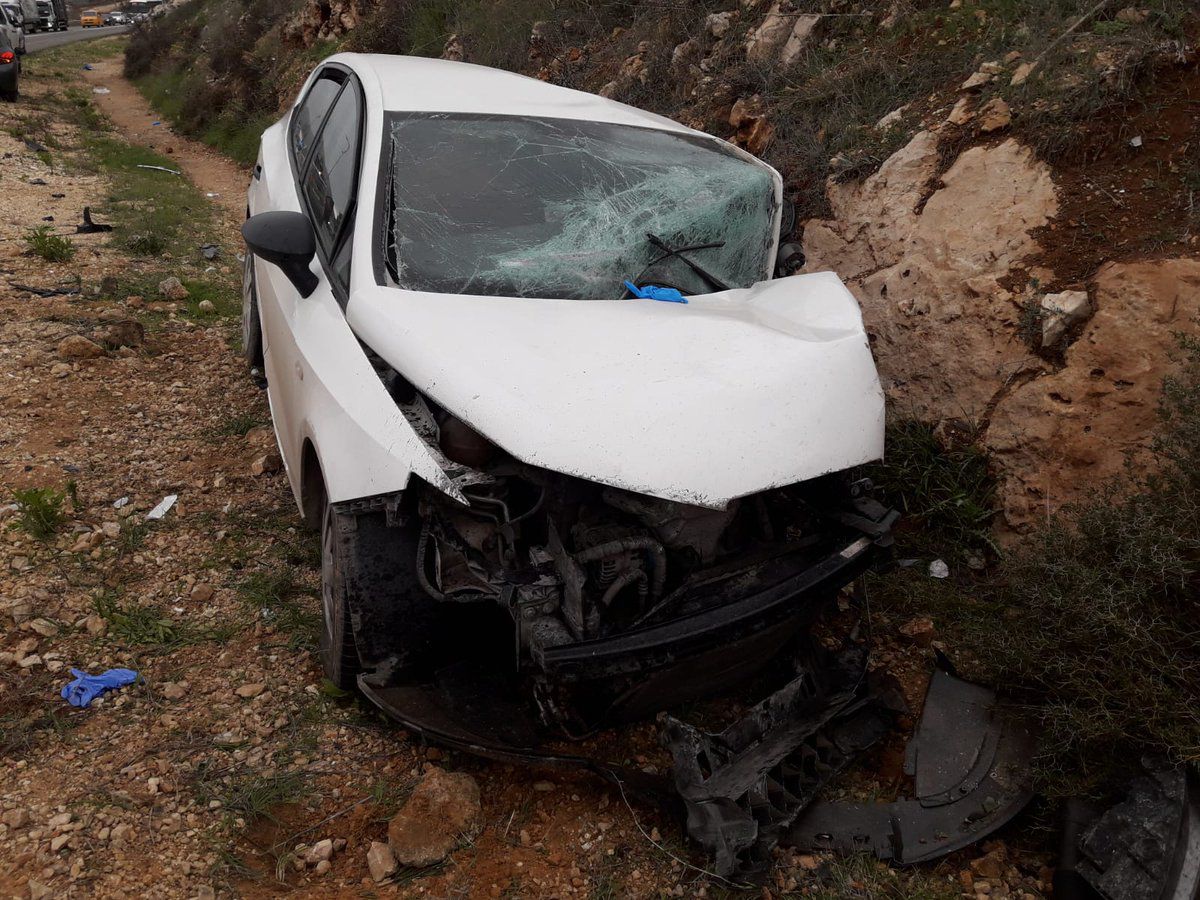 שבעה פצועים בתאונה קשה סמוך לעפרה