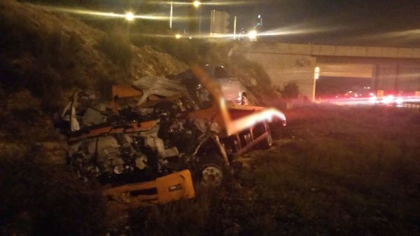 כביש 5: רכב גרר התפוצץ במהלך נסיעה; הנהג נהרג