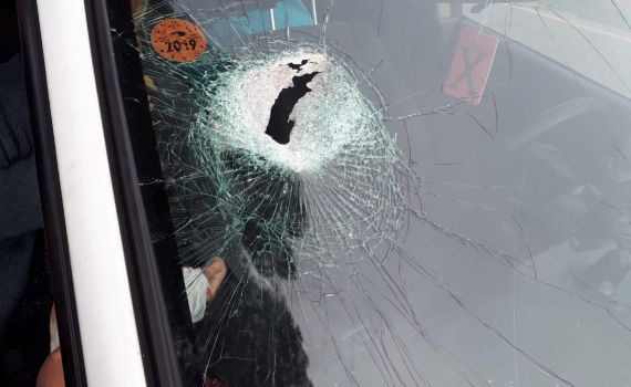 מחבלים יידו אבנים ליד עלי. בת 24 נפצעה בינוני