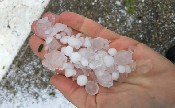 בוקר סוער: הצפות וברד בשומרון, זרימה בנחלי הצפון