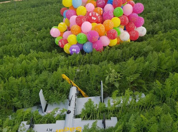 מחוברים לטיסן: עשרות בלוני תבערה נחתו בעוטף עזה