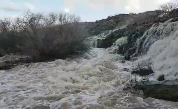 גשם של ברכה: צפו בזרימה בנחלי הצפון והדרום