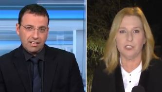 בשידור חי: רביב דרוקר תקף את ציפי לבני. צפו