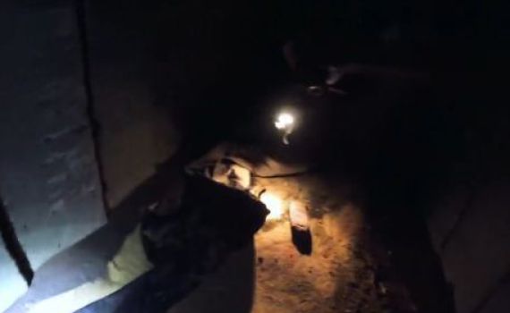 צפו: המרדף במנהרה אחרי חוטפי הדר גולדין