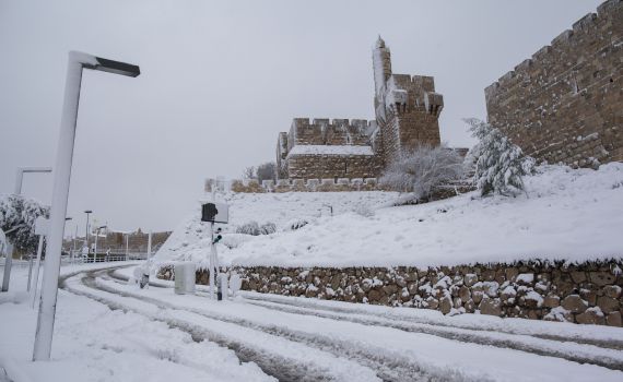 תחזית מעודכנת: ביום רביעי השלג ייתפס בירושלים