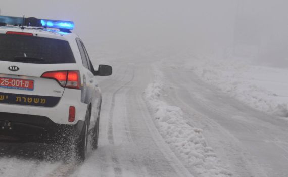 מידע מציל חיים: מה עושים כשיש שלג על הכביש