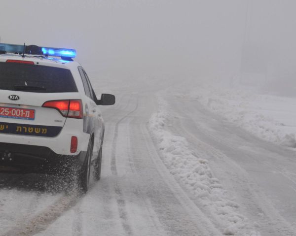 מידע מציל חיים: מה עושים כשיש שלג על הכביש