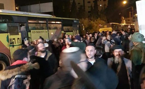 צפו: אלפים בטיש לכבוד ט"ו בשבט בקבר יוסף