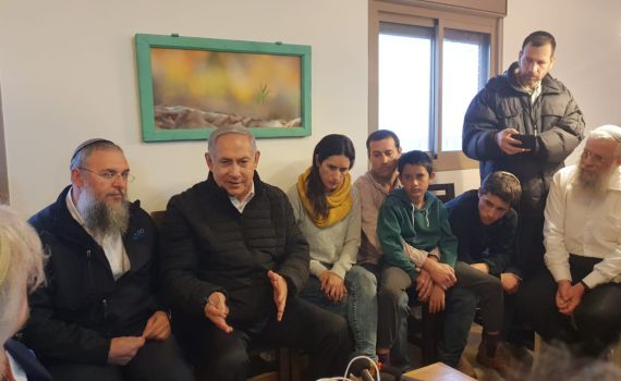 נתניהו בנתיב האבות: "לא תהיה עוד עקירת יישובים"