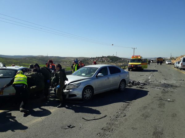 הרוג בתאונה עם משאית פלסטינית בדרום הר חברון