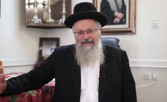 הרב אליהו בתמיכה בתנועת חזון: "לבנות את המדינה לעתיד"