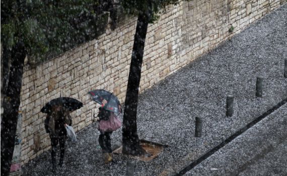 עוד לא נגמר: גשם, סופות, ואפילו שלג;התחזית המלאה