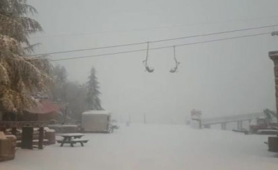 החורף עוד פה: גשם ללא הפסקה; השלג קופץ לביקור