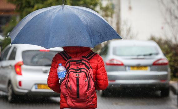 מהפך במזג האוויר: חם בבוקר, קר וגשום בערב