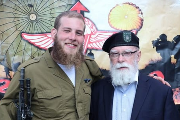 נכדו של הקולונל החרדי התגייס לצנחנים