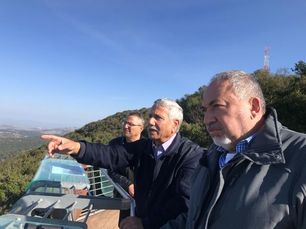 ליברמן בצפון: "מה שרואים זה שקט מדומה"