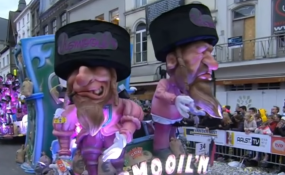 זעם בבלגיה: כרזות אנטישמיות לקרנבל המקומי