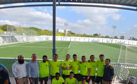 יש אליפות: זוכה ראשונה באליפות המכינות בכדורגל