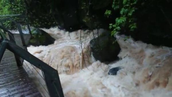 תיעוד מרהיב: זרימה אדירה בנחלי הצפון. צפו