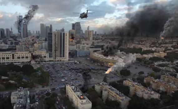 אלונה ברקת חזתה את הרקטות על גוש דן? צפו