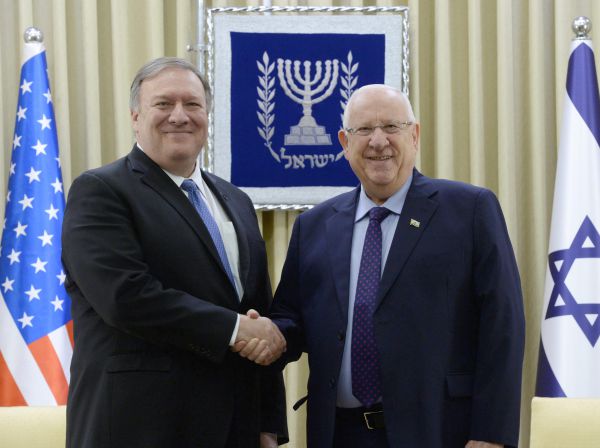 ריבלין נפגש עם המזכיר האמריקאי: "רואים עין בעין"