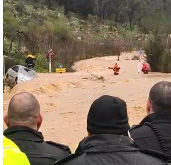 שוב גשם: המשטרה נערכת לשיטפונות