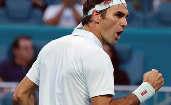 צפו: בגיל 37 פדרר זכה במיאמי, התואר ה-101 שלו