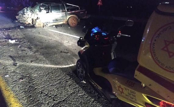 6 פצועים בתאונה קשה ליד עין זיתים; ביניהם 4 ילדים