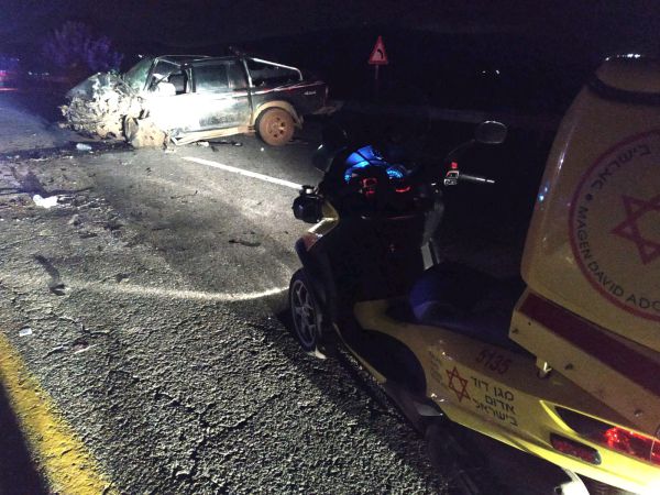 6 פצועים בתאונה קשה ליד עין זיתים; ביניהם 4 ילדים