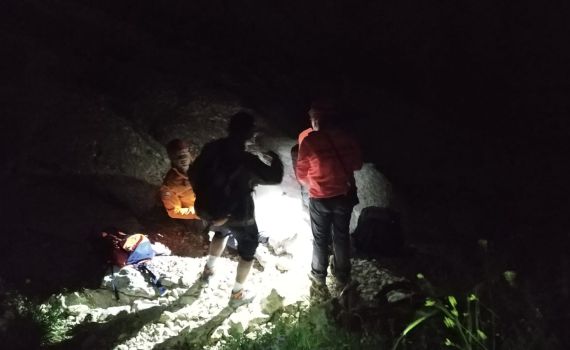 צפו: חילוץ מטייל שנפצע בנחל 'תלכיד'