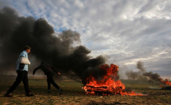 כיפת ברזל יירטה רקטה מעזה; צה"ל משיב אש