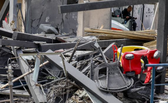 ארבעת כלבי המשפחה נהרגו מירי הרקטה