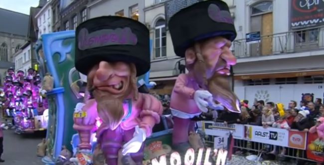 מרתיח: בובות אנטישמיות נצפו בקרנבל בבלגיה