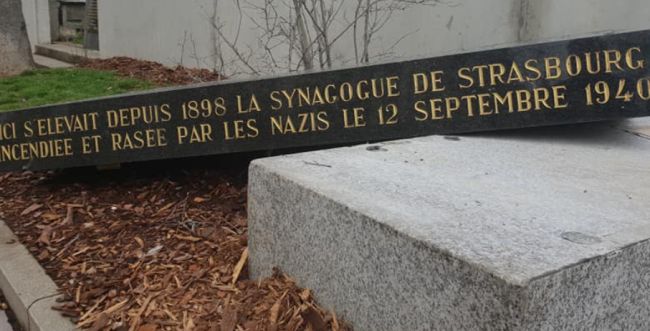 שנאה בצרפת: הושחתה אנדרטרה לזכר בית כנסת