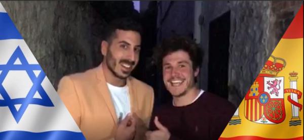 משעשע: קובי מרימי מלמד עברית את נציג ספרד. צפו