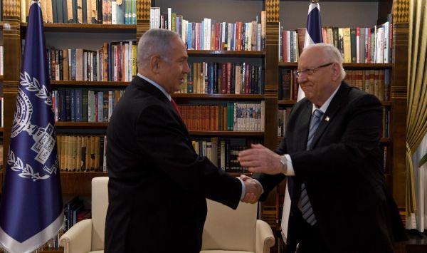 ריבלין הטיל את הרכבת הממשלה על נתניהו