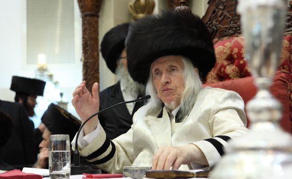 הנשיא נפרד מהאדמו"ר: "נשא גבורת אמונה בשואה"