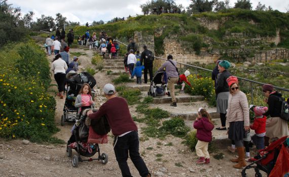 כ-160 אלף מטיילים פקדו את שמורות הטבע