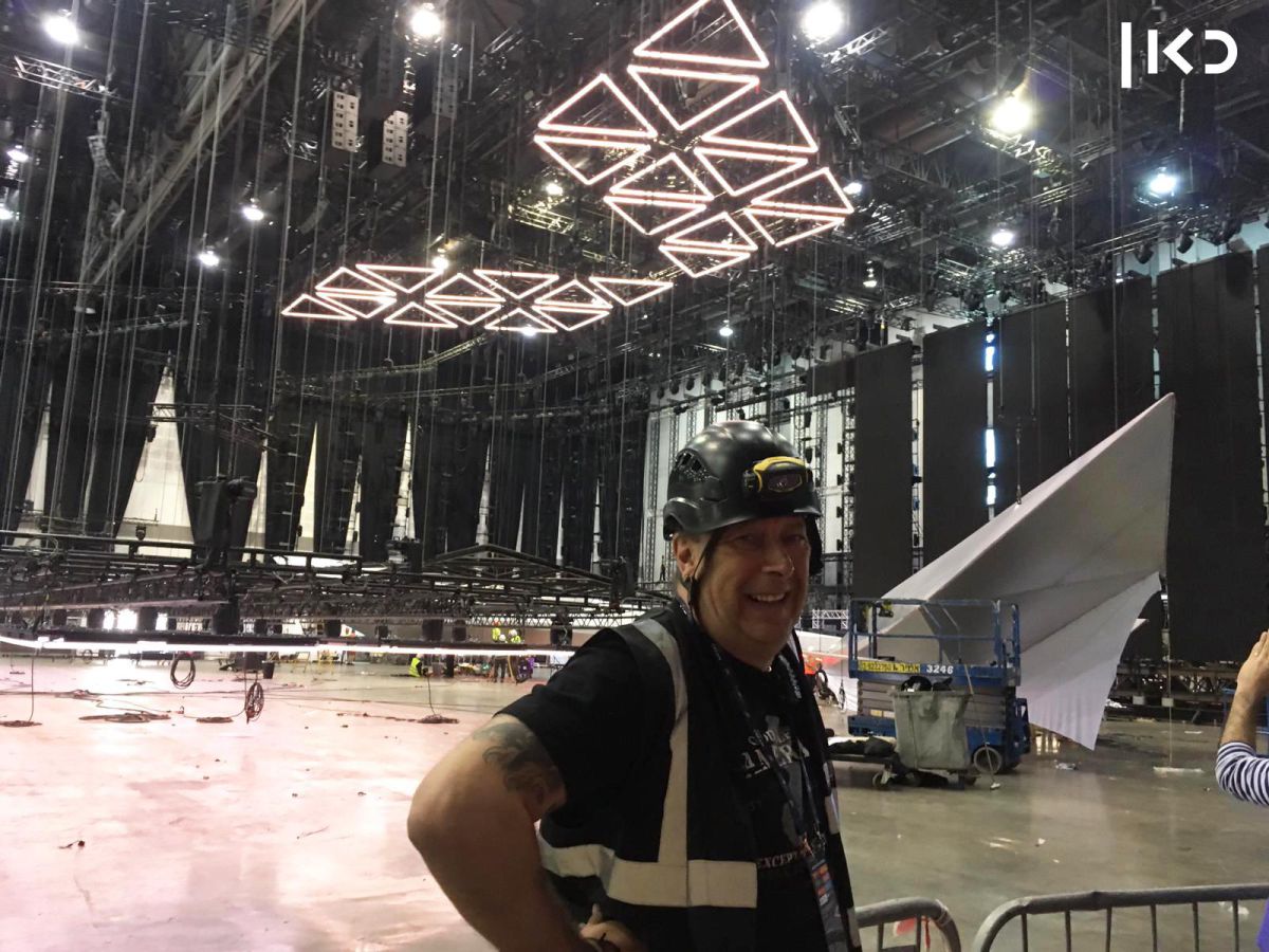 עומדים בקצב? הצצה לבניית הבמה לאירוויזיון