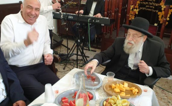 גלרייה: הקבלת פני רבו עם רבה של ירושלים