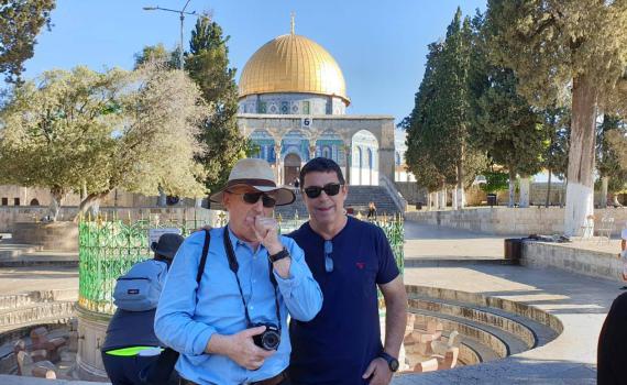 העיתונאי בן כספית הפסיד בהתערבות ועלה להר הבית