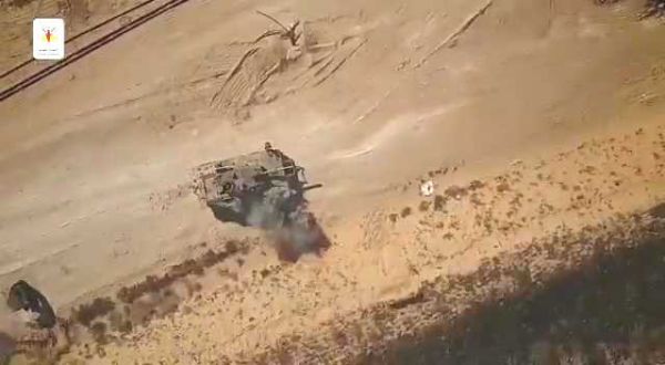 הג'יהאד האיסלאמי מפרסם: כך פגענו מהאוויר בטנק