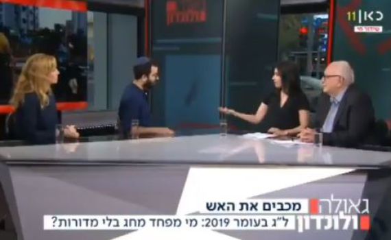 צפו: כשמנדי גרוזמן הפתיע את ירון לונדון  #למה_מירון