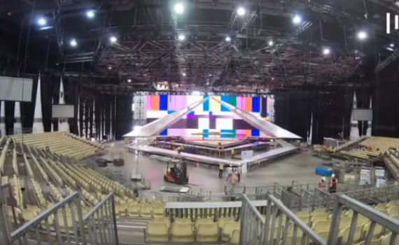 תאונת עבודה במתחם האירוויזיון: פועל נפצע קשה