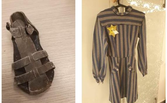 הניצולים שמרו: שמלה מהגטו, סנדל מפיסת עור