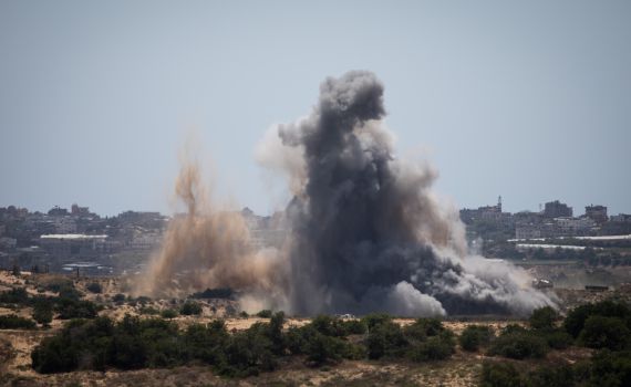 הדרום מופגז: אזעקות צבע אדום, צה"ל תוקף בעזה