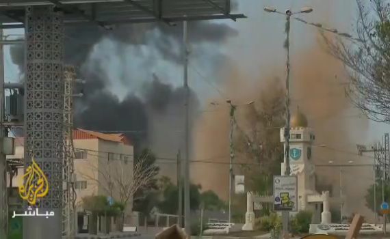 תיעוד פלסטיני: מבנה ביטחון הפנים של חמאס הושמד